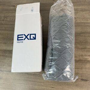 EXQ Home Knit Throw Blanket with Tassels Soft Decorative Textured Solid Woven...